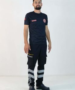 112 V Yaka Dry Touch Tişört