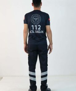 112 V Yaka Dry Touch Tişört