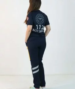 112 V Yaka Dry Touch Tişört