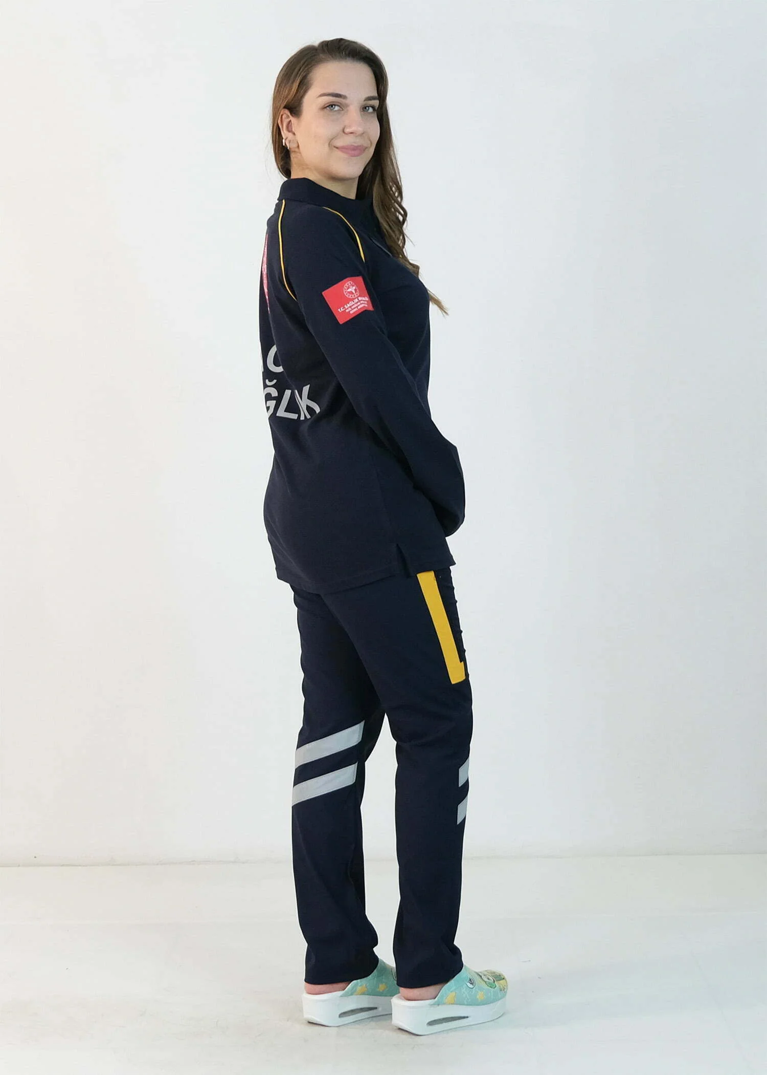 112 Polo Yaka Tişört (Tesettür)