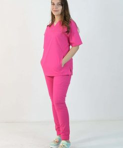 Spor Kesim Dar Paça Likralı Scrubs Takım