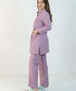 Likralı Scrubs Tesettür Takım
