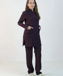 Likralı Scrubs Tesettür Takım