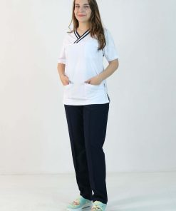 Alpaka Cerrahi Takım (Çizgili Zarf Yaka)