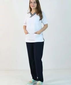 Alpaka Cerrahi Takım (Çizgili Zarf Yaka)