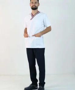 Alpaka Cerrahi Takım (Çizgili Zarf Yaka)