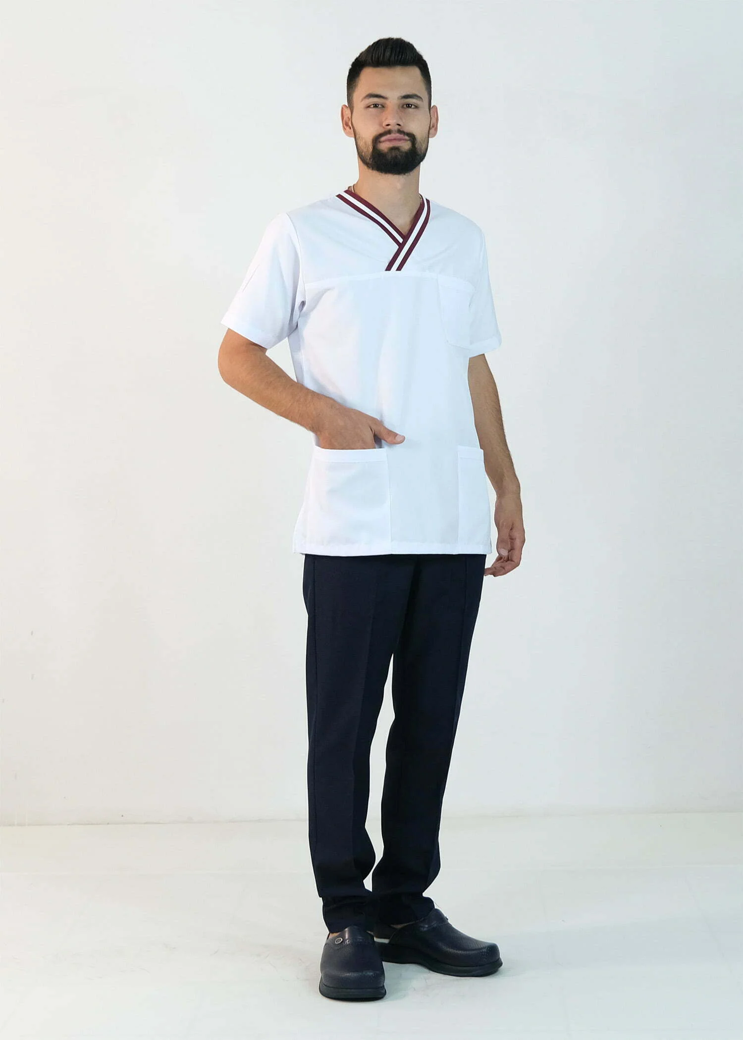 Alpaka Cerrahi Takım (Çizgili Zarf Yaka)